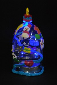 講座は秋ですが、夜灯祭りはもう冬。季節をイメージしたかわいい作品。